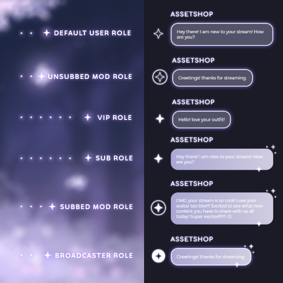 Dream Chat Widget - for Twitch