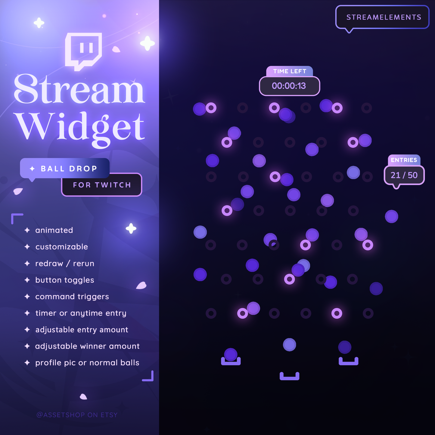 Ball Drop Widget - Giveaway Tool