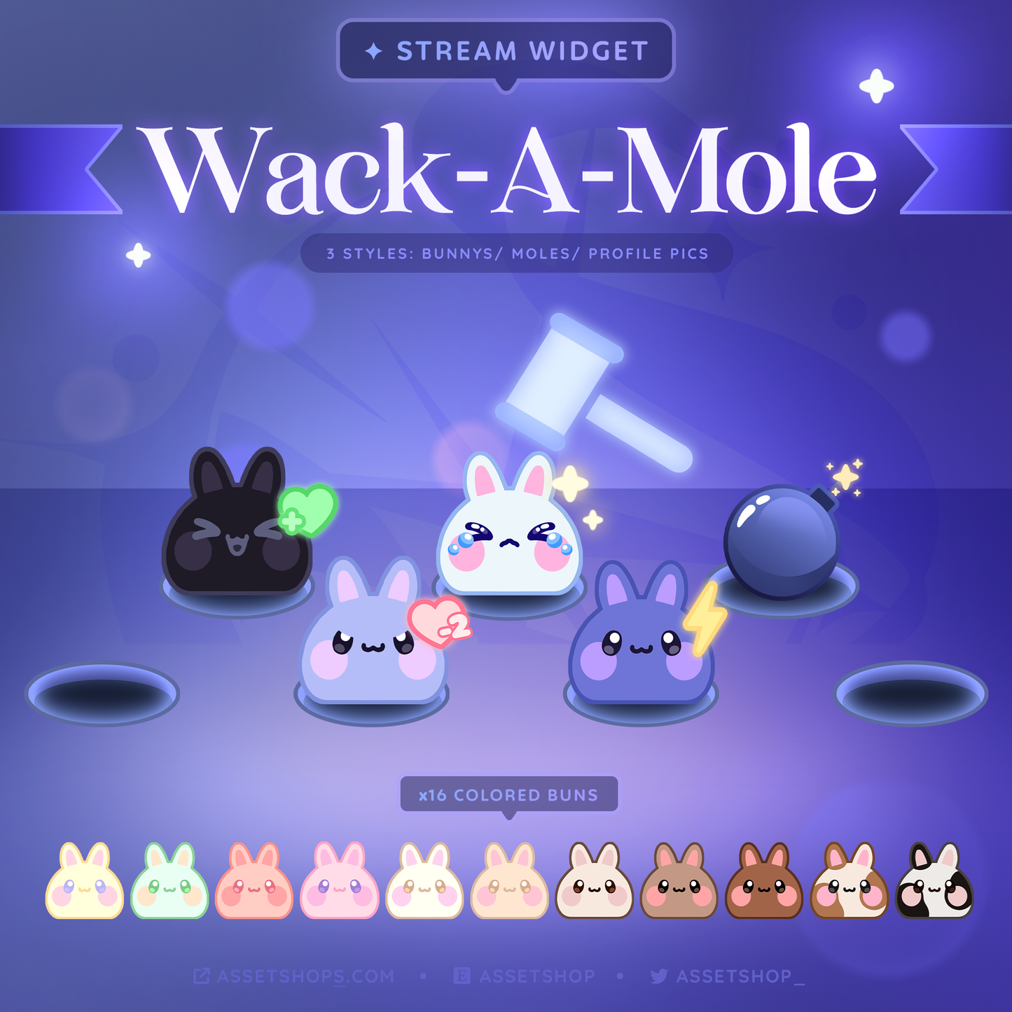 Whack A Mole - Streamer Twitch Widget