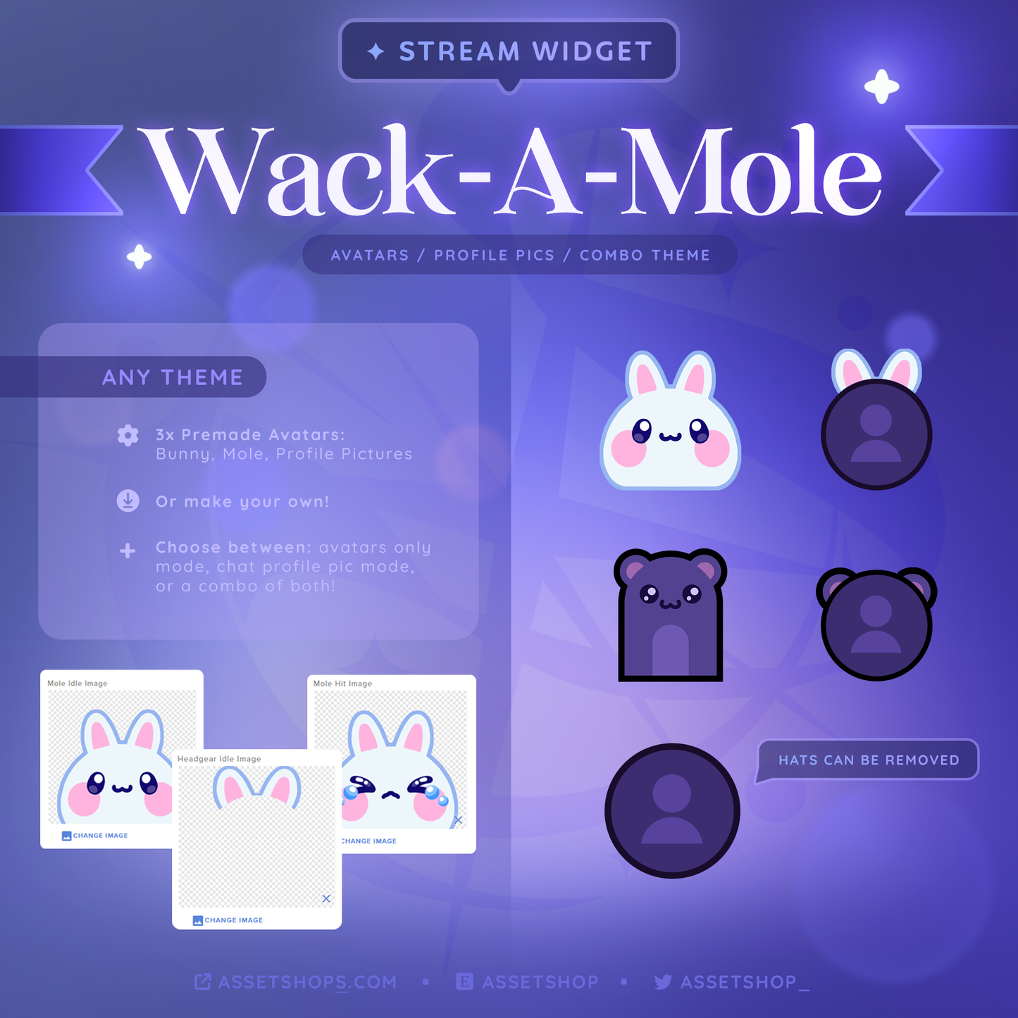 Whack A Mole - Streamer Twitch Widget