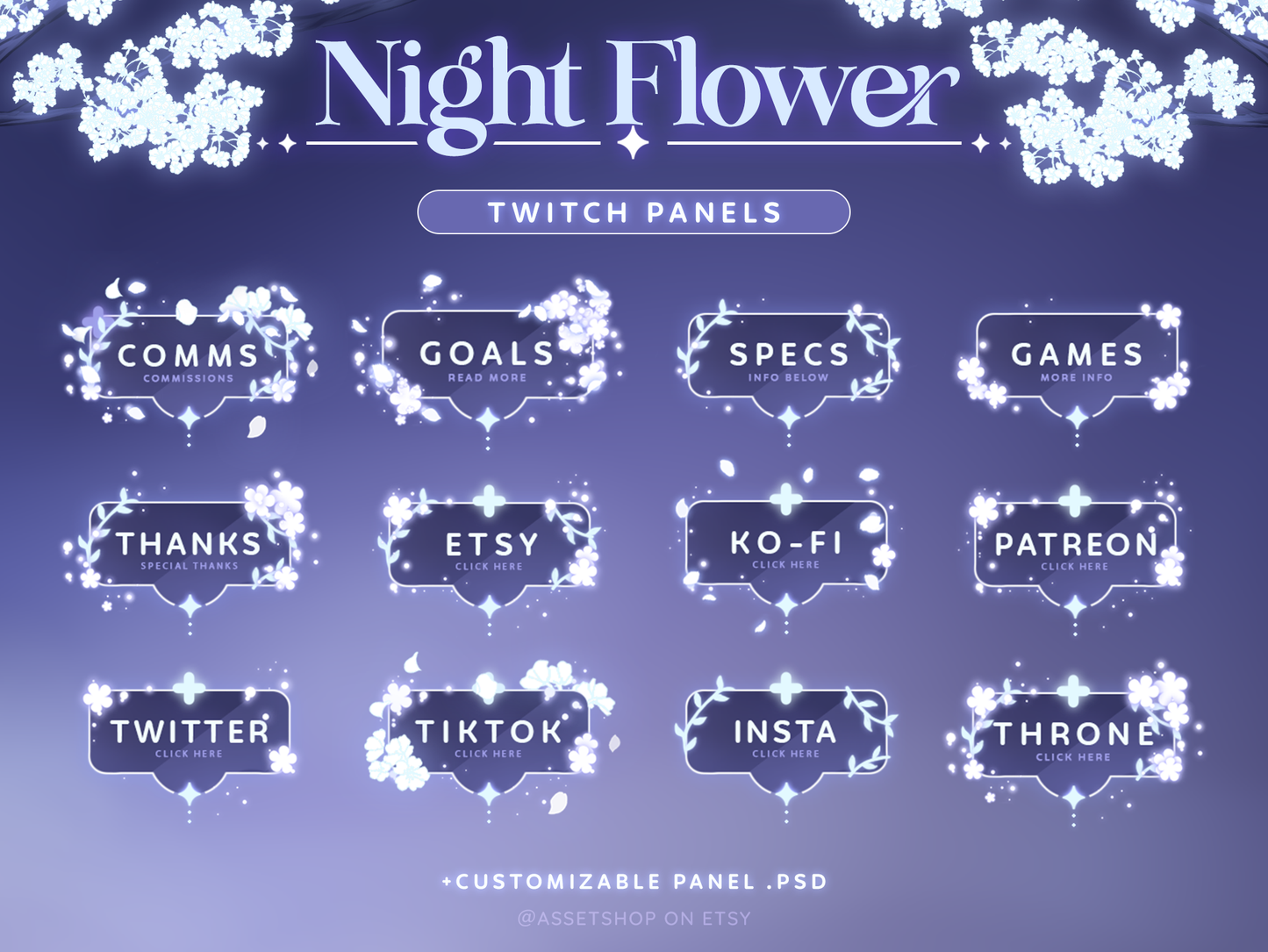 Night Flower - Overlay