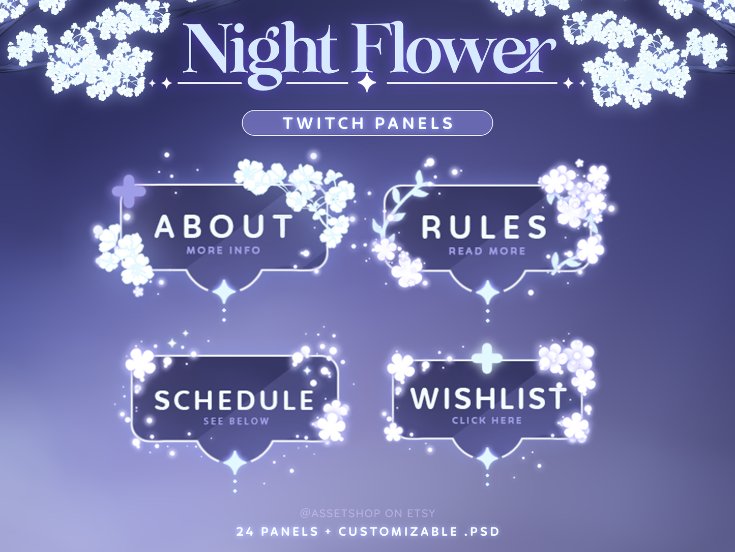 Night Flower - Overlay