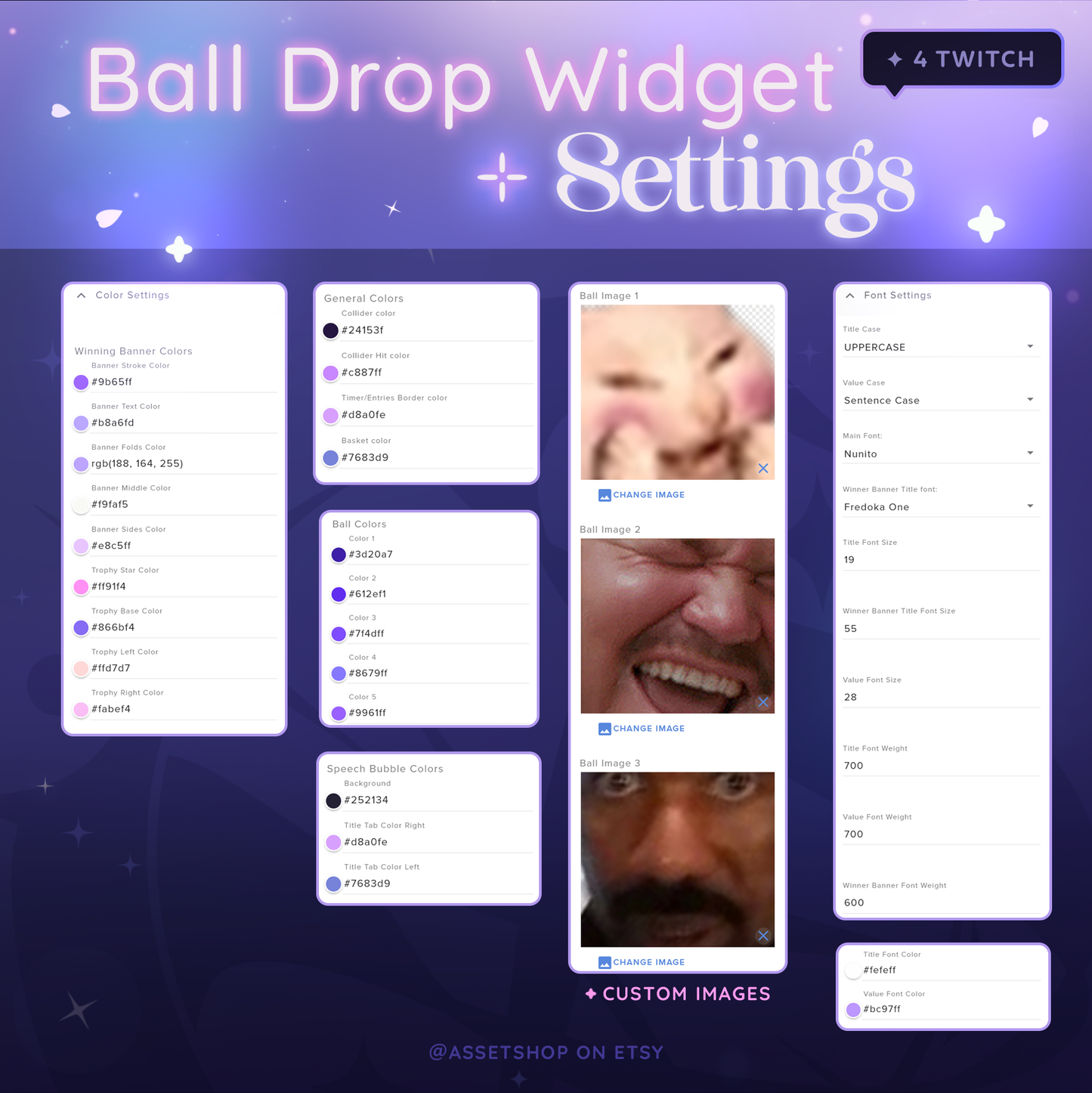 Ball Drop Widget - Giveaway Tool