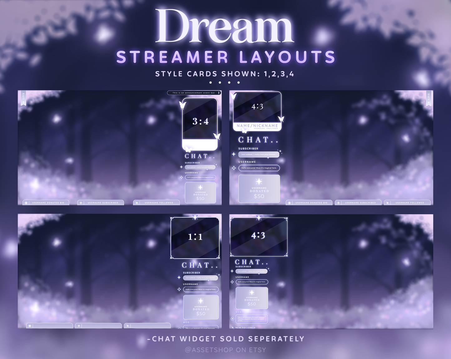 Dream Twitch - Stream Pack