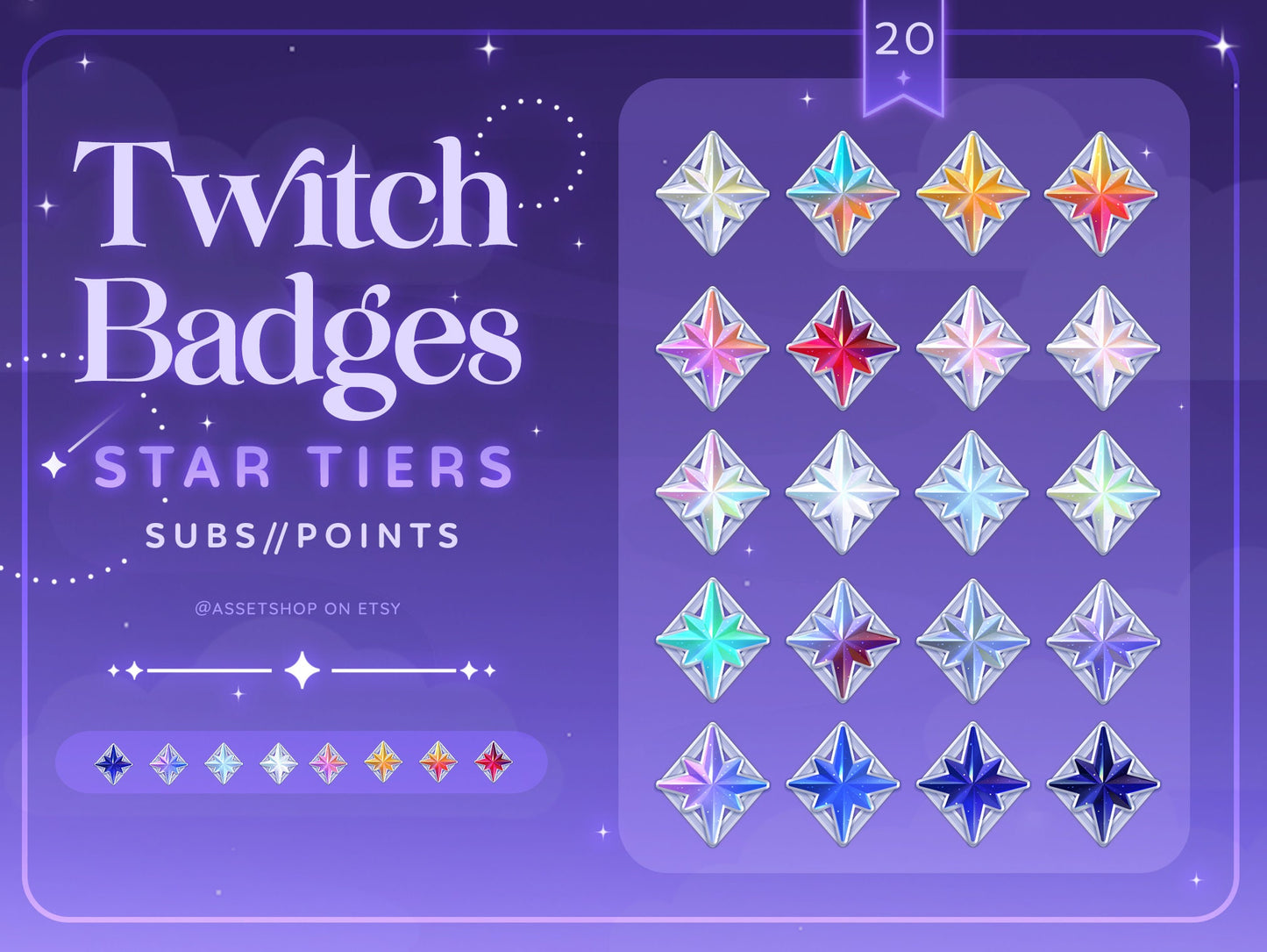 Star Honor Badges