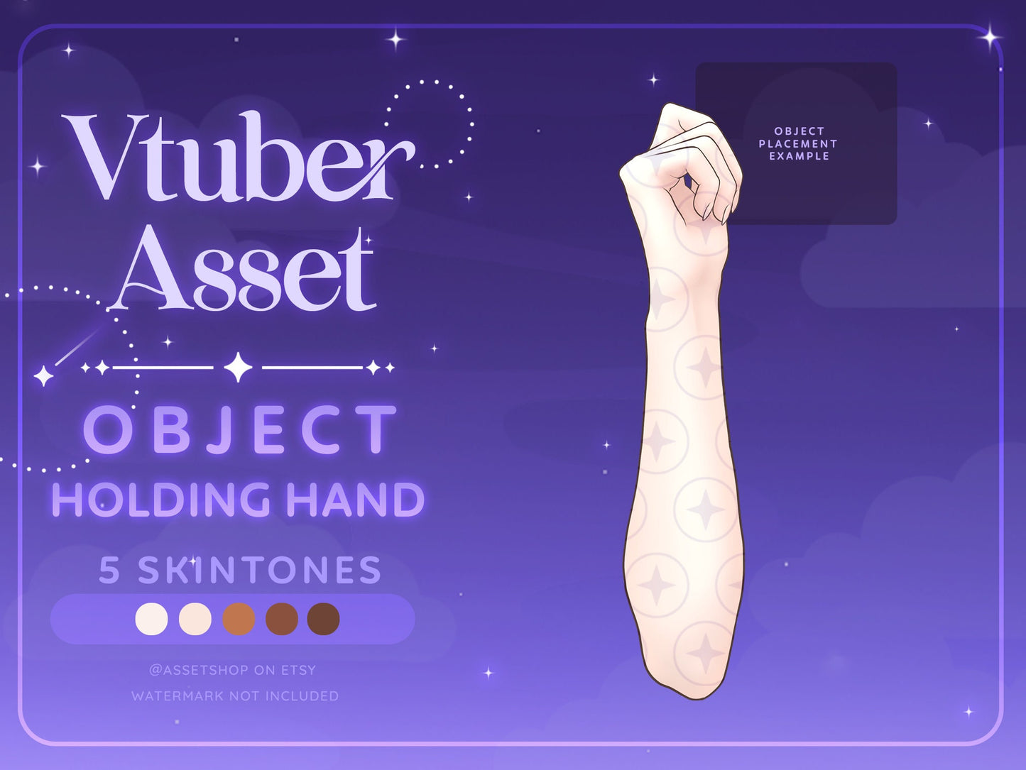 Vtuber Hand Holding Object Pose