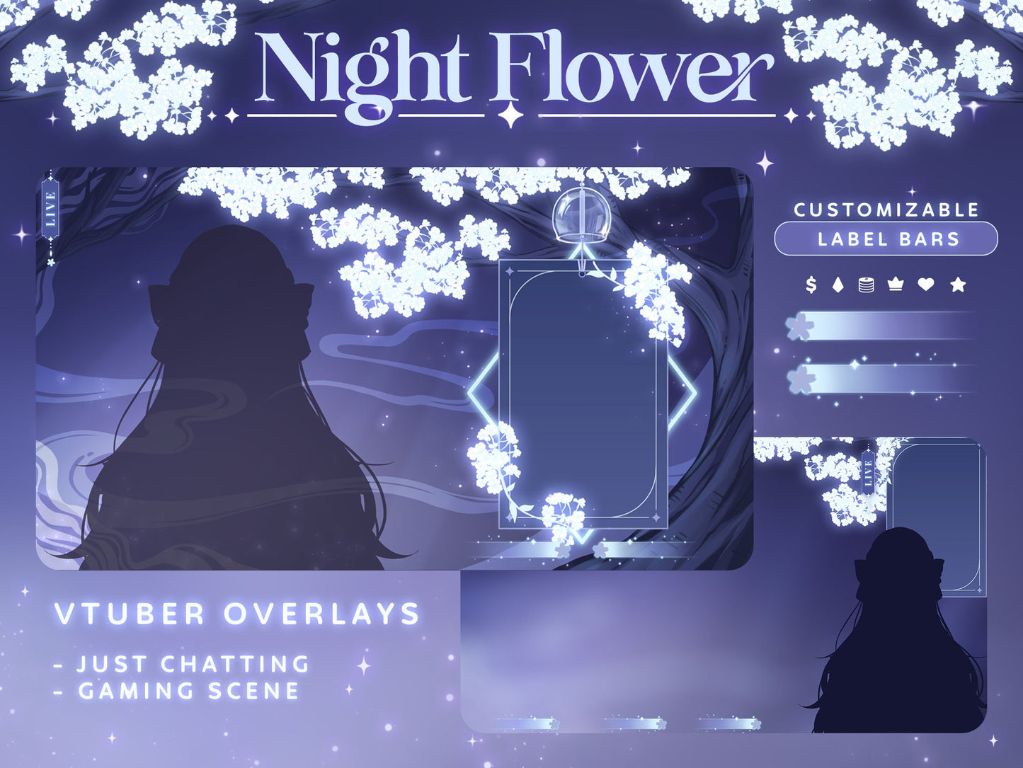 Night Flower - Overlay