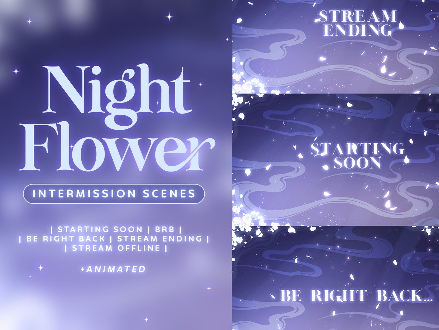 Night Flower - Intermission Scenes (Animated)