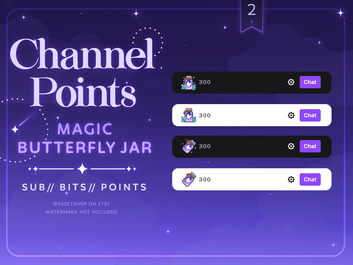Magic Butterfly Jar - Channel Point