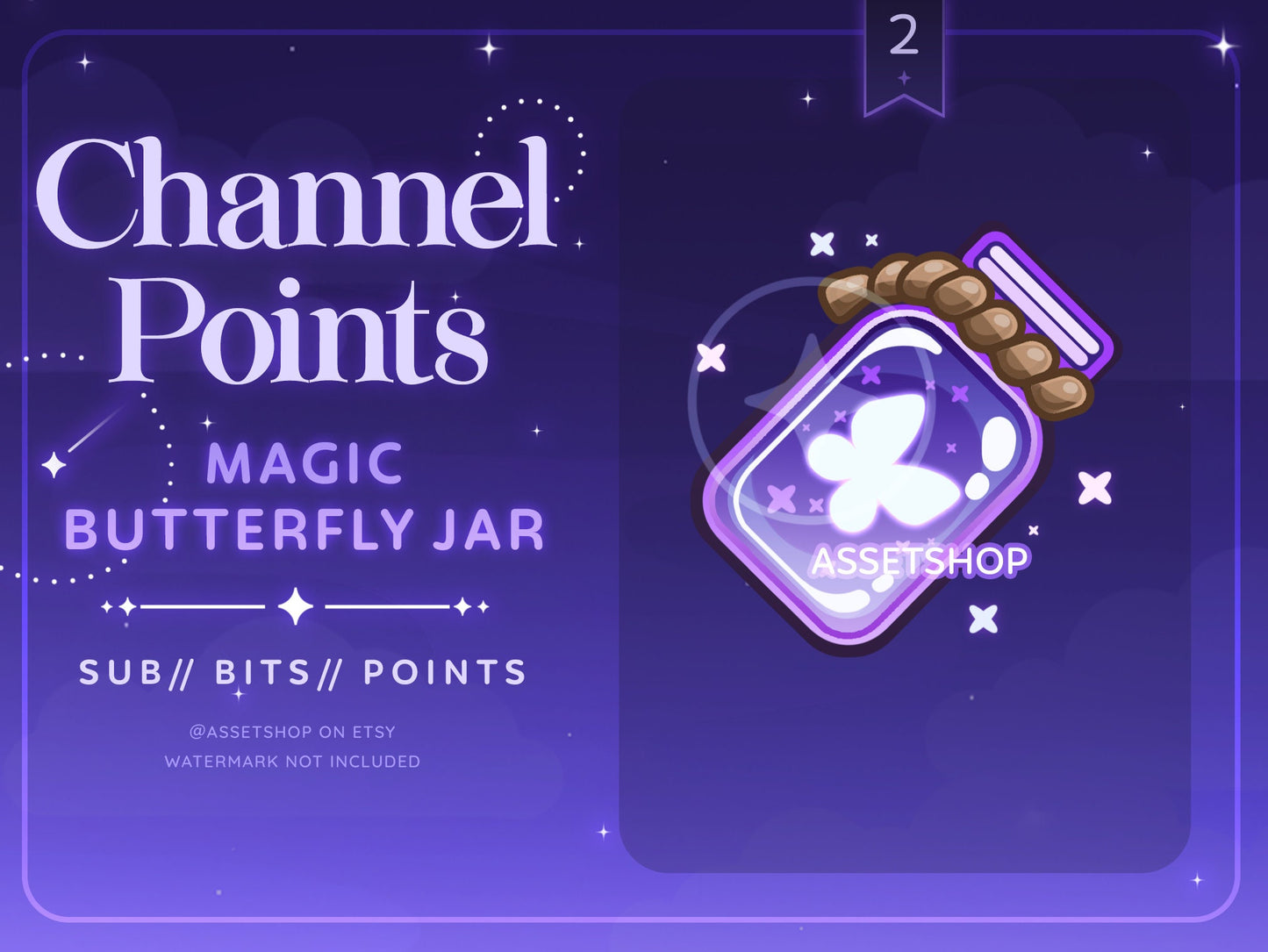 Magic Butterfly Jar - Channel Point