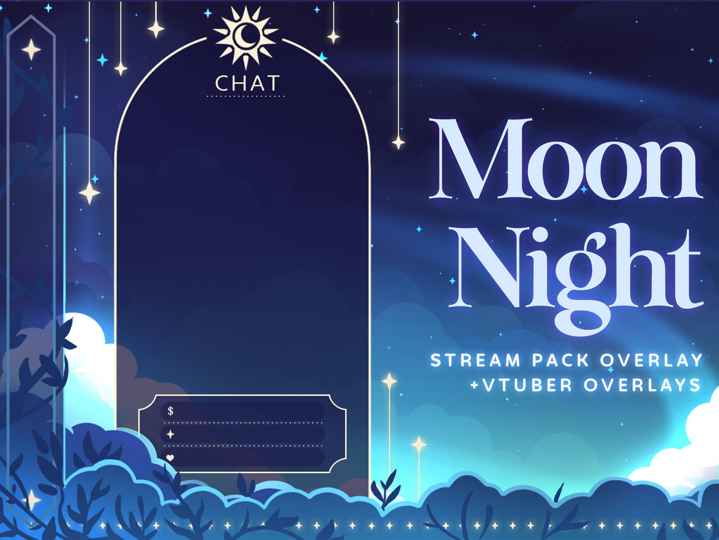 Moon Night - Twitch Stream Overlay
