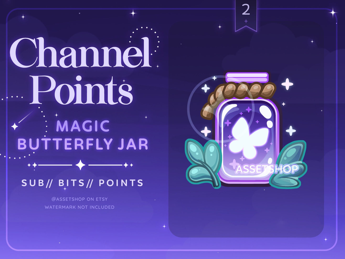 Magic Butterfly Jar - Channel Point