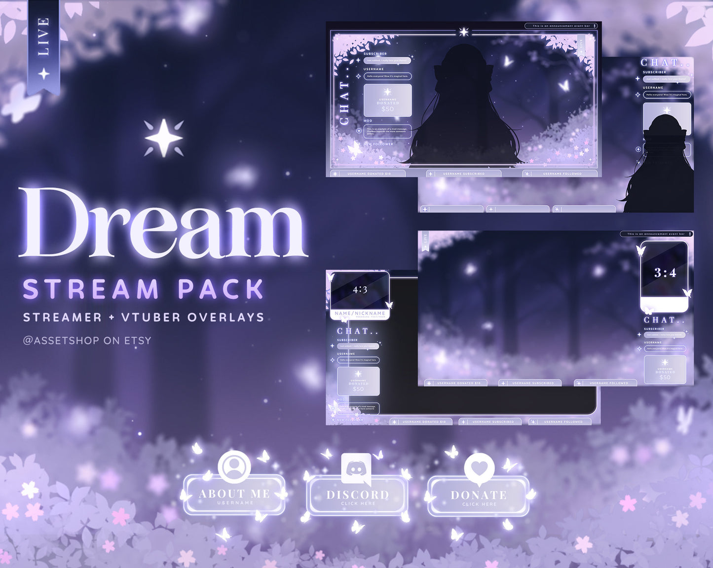 Dream Twitch - Stream Pack