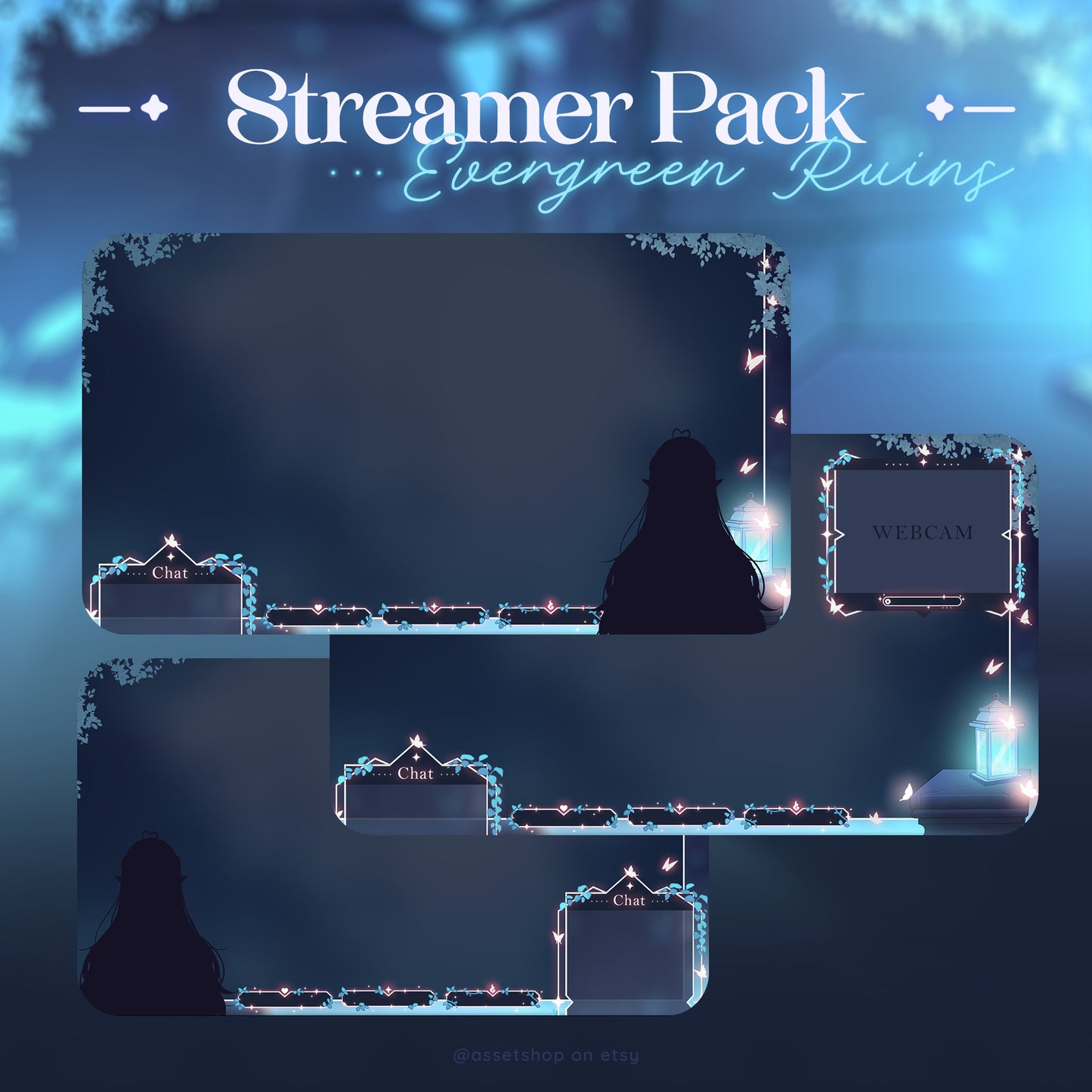 Evergreen Ruins - Stream Overlay Pack