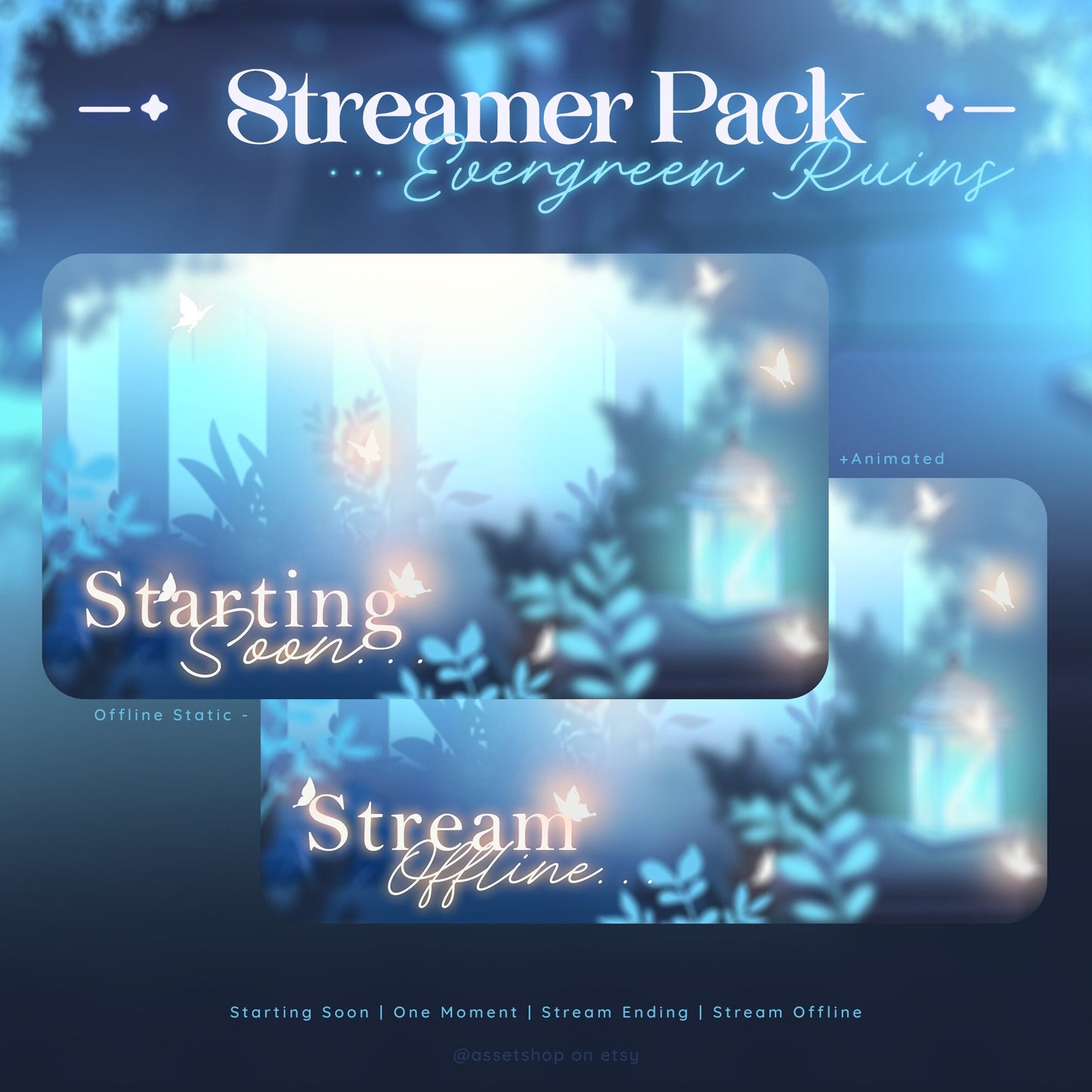 Evergreen Ruins - Stream Overlay Pack