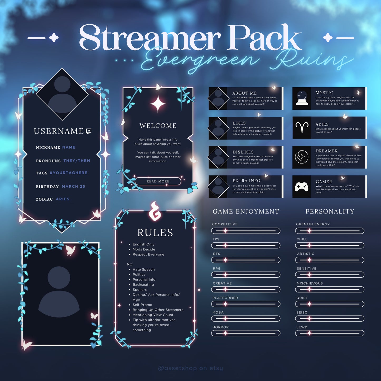 Evergreen Ruin - Twitch Panels