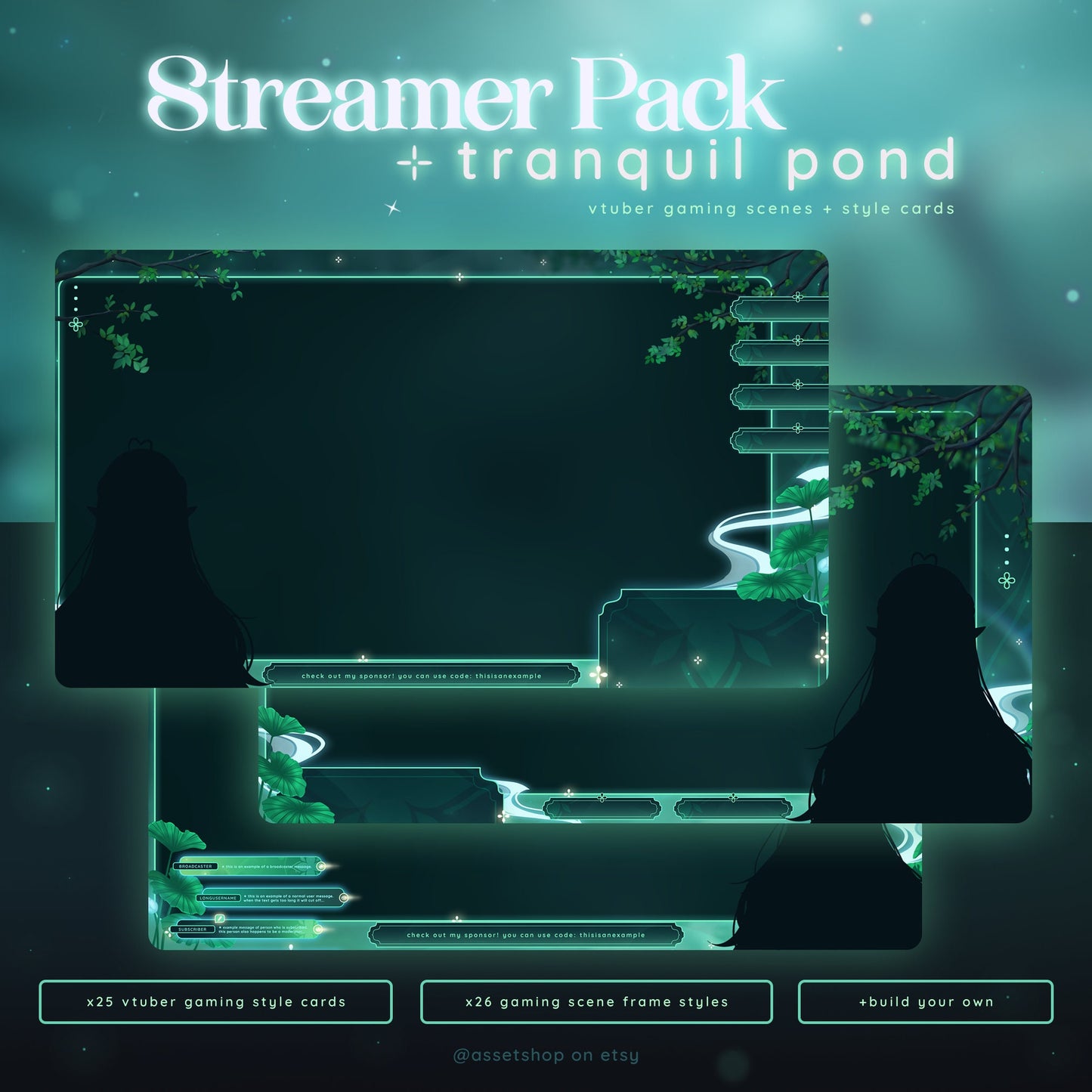 Tranquil Pond - Stream Pack +Animated