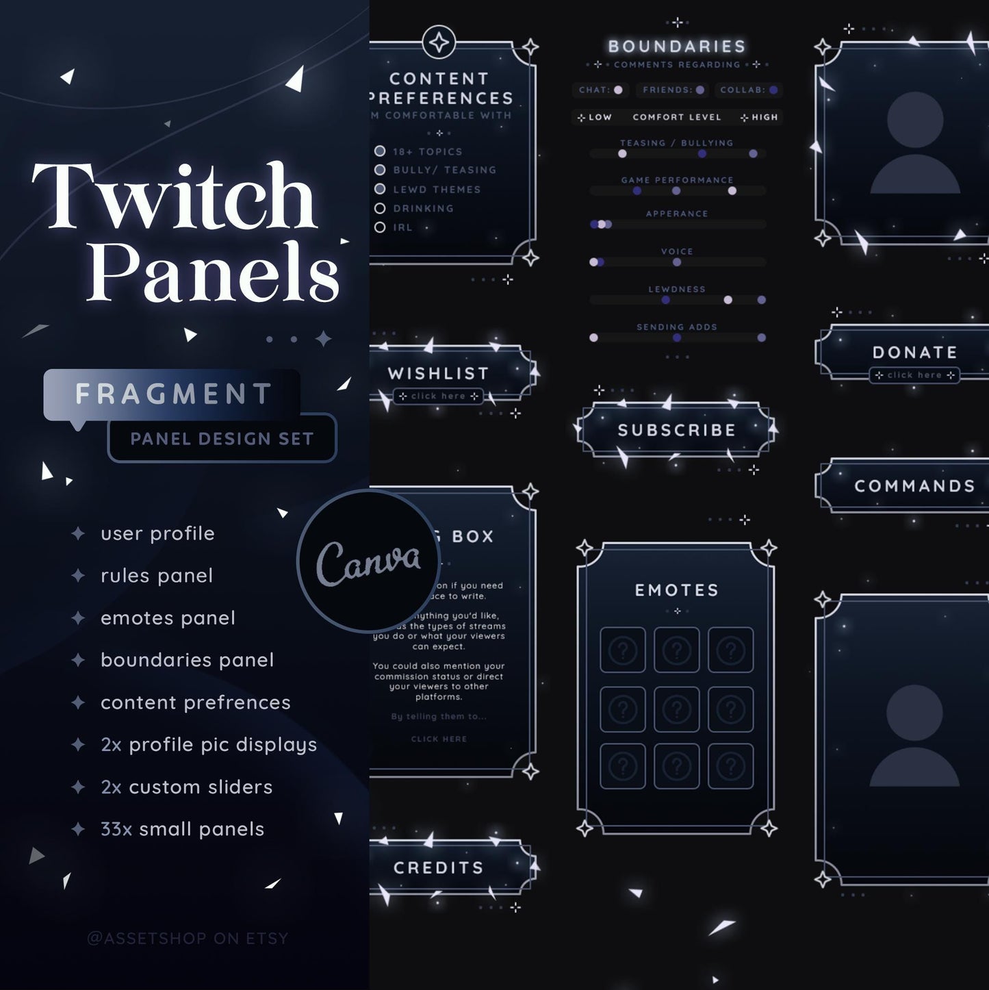 Fragment Twitch - Stream Panels