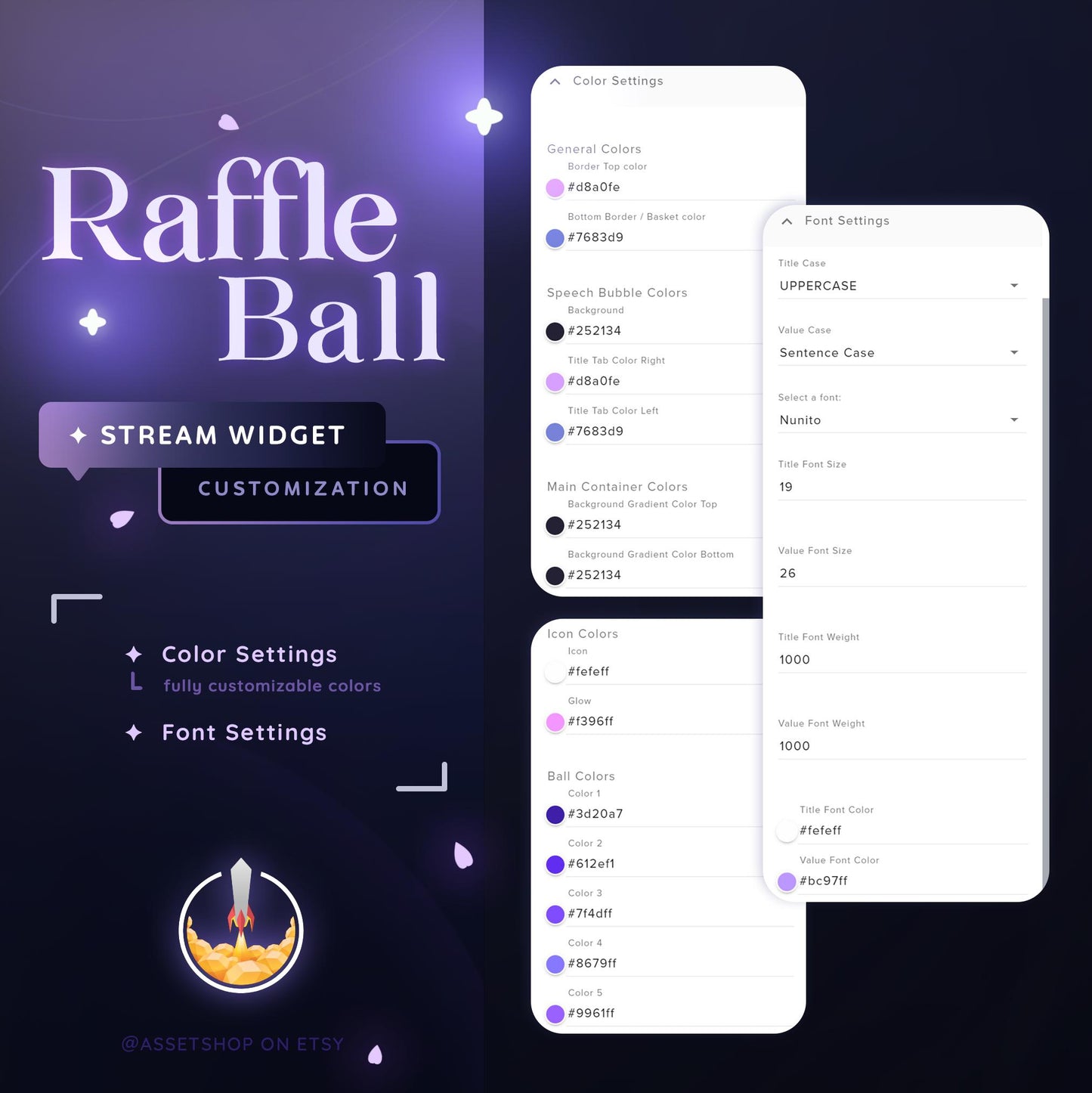 Raffle Ball Widget - Giveaway Tool for Twitch/ YouTube