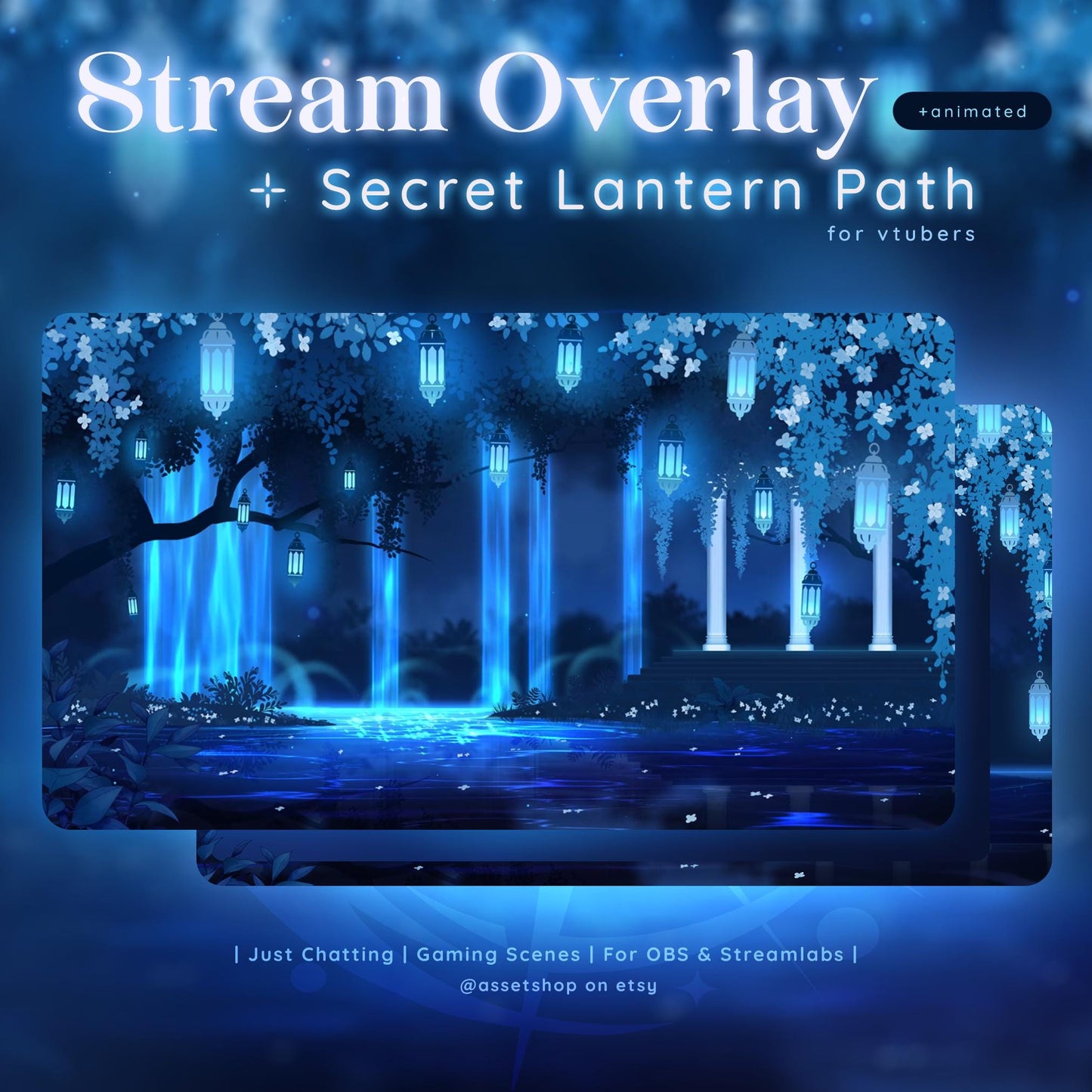 Secret Lantern Path - Background
