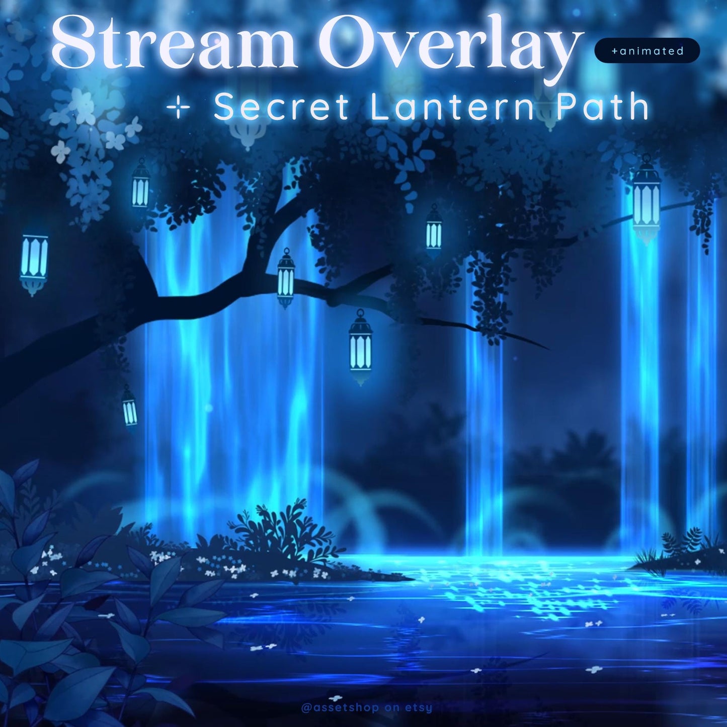 Secret Lantern Path - Background