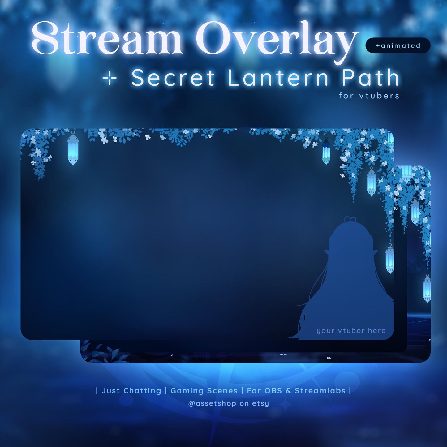 Secret Lantern Path - Background