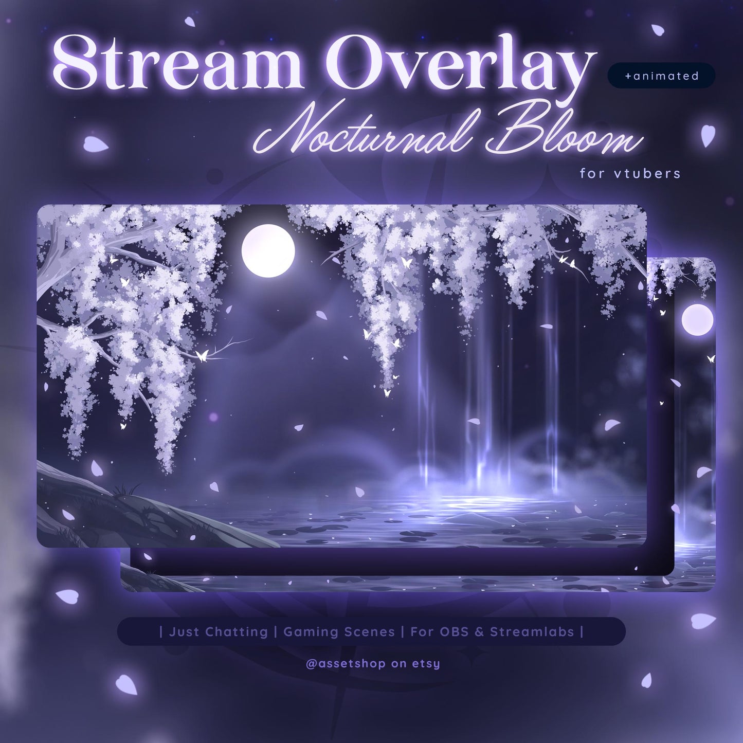 Nocturnal Bloom - Stream Background