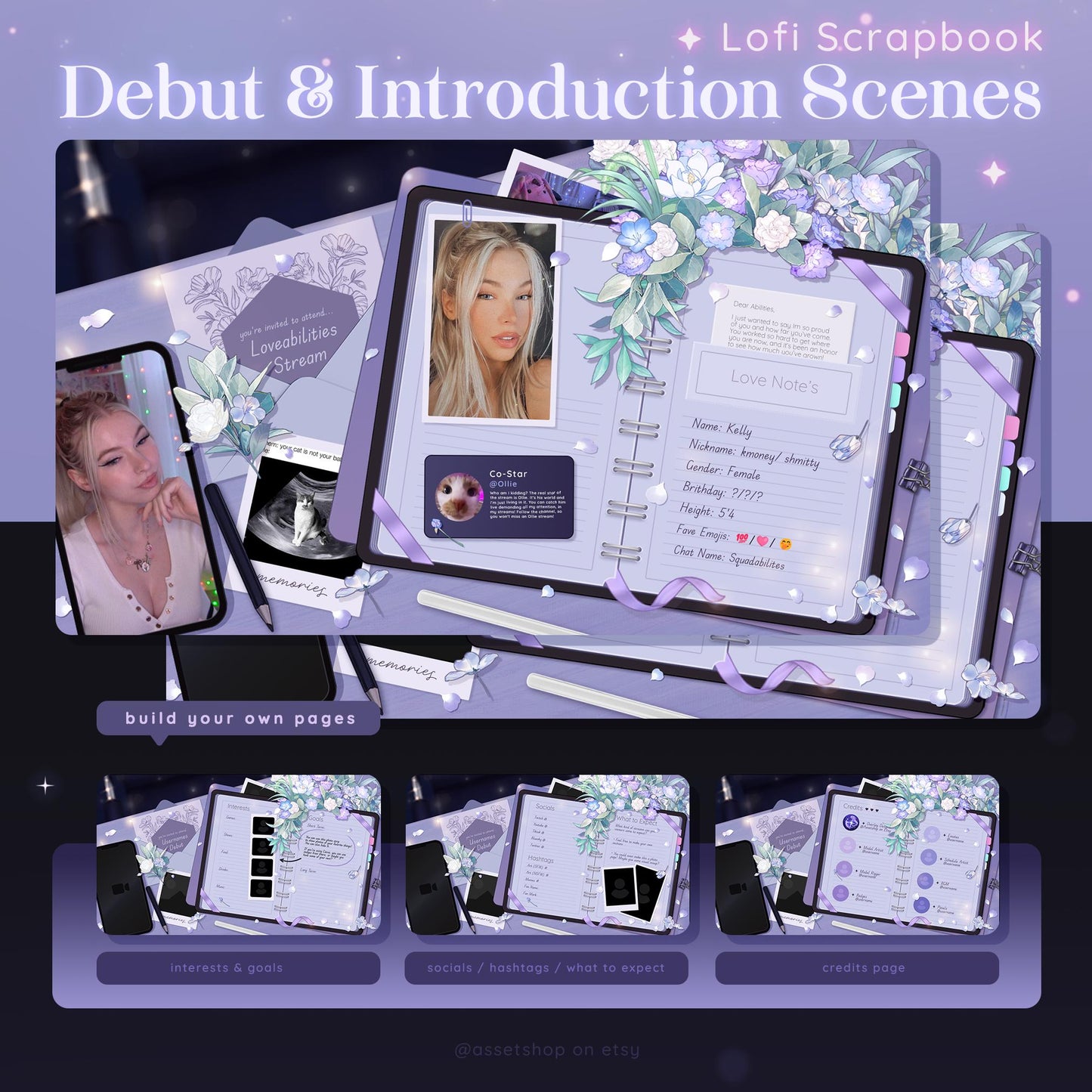 Lofi Scrapbook - Stream Overlay