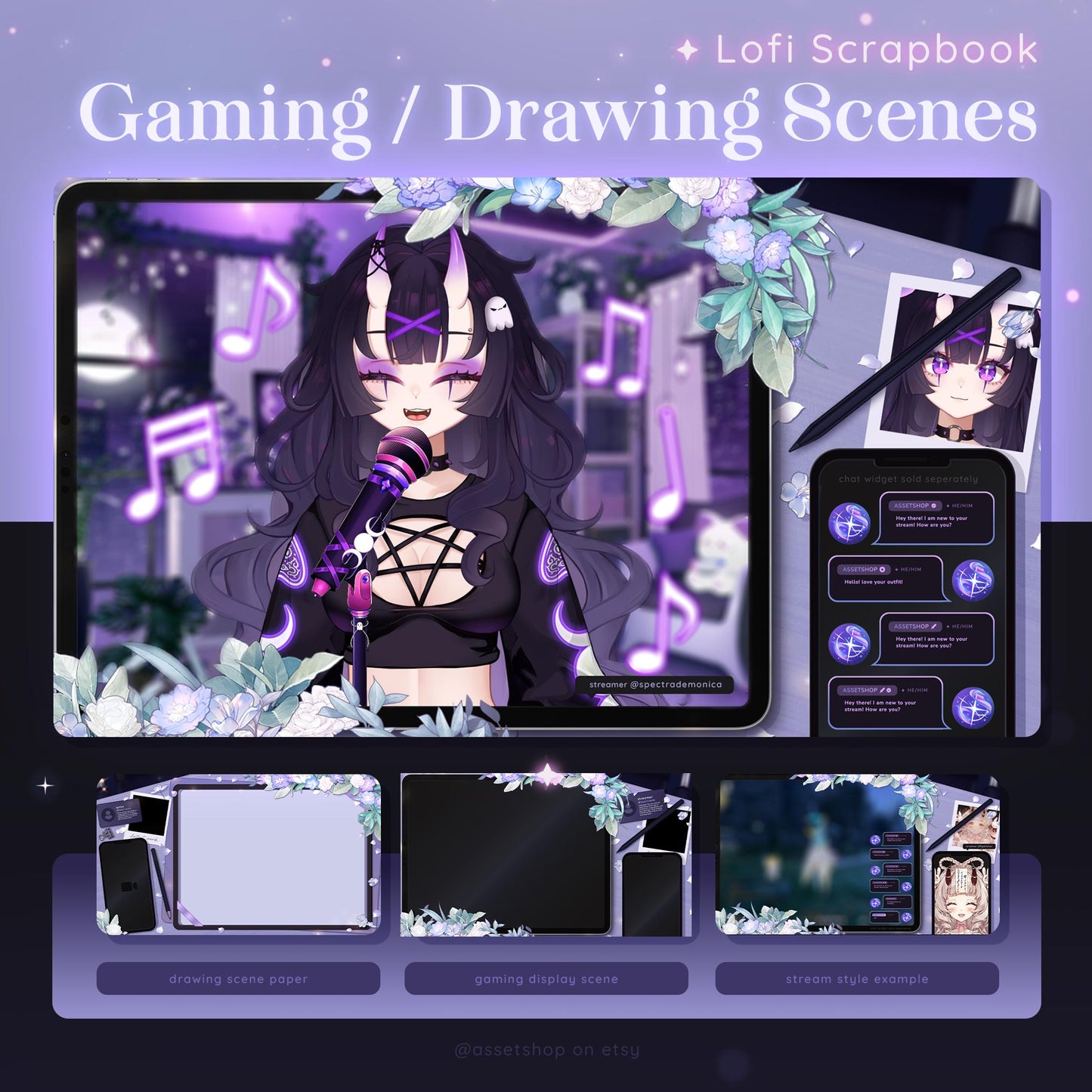 Lofi Scrapbook - Stream Overlay