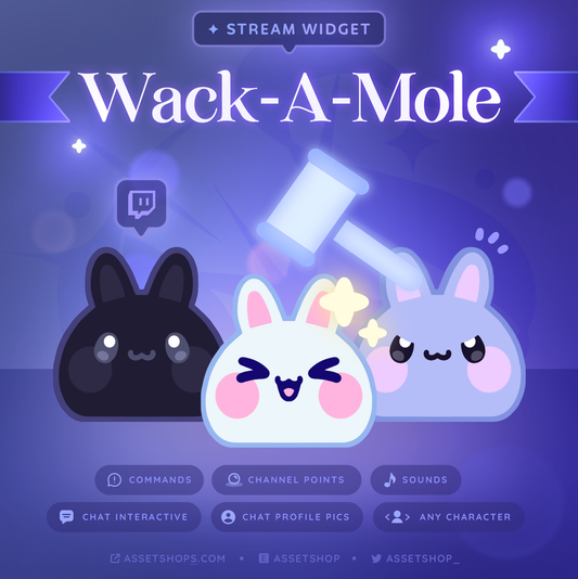 Whack A Mole - Streamer Twitch Widget
