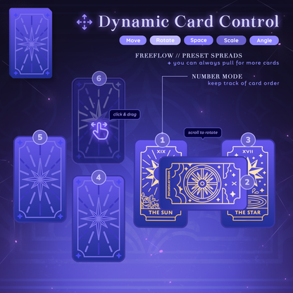 Tarot Card Stream Widget