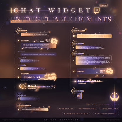 Unforgettable Moments Stream Pack