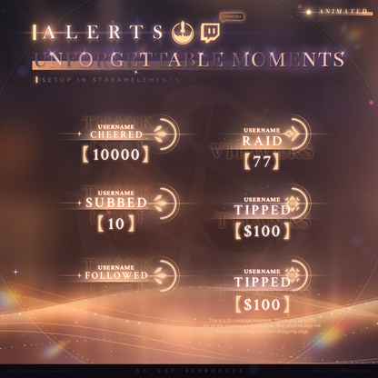 Unforgettable Moments Stream Pack