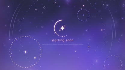 Star Field Stream Pack - Twitch Overlay