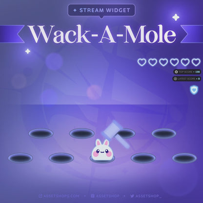 Whack A Mole - Streamer Twitch Widget